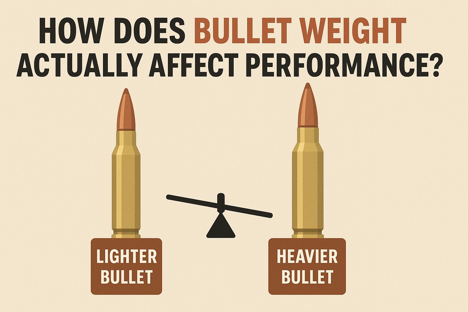 How Does Bullet Weight Actually Affect Performance? featured image