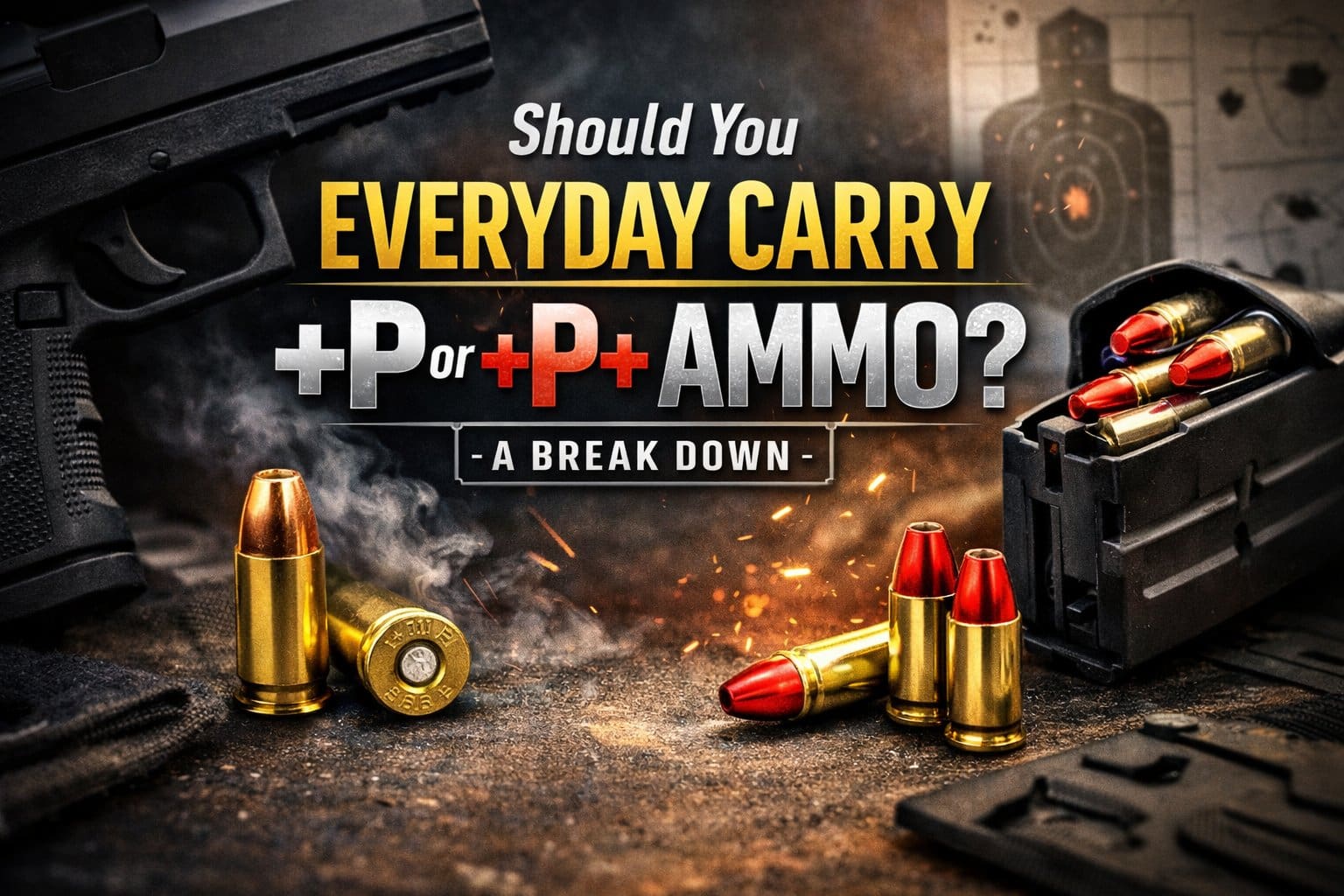 Should You Everyday Carry +P or +P+ Ammo? [A Break Down] featured image