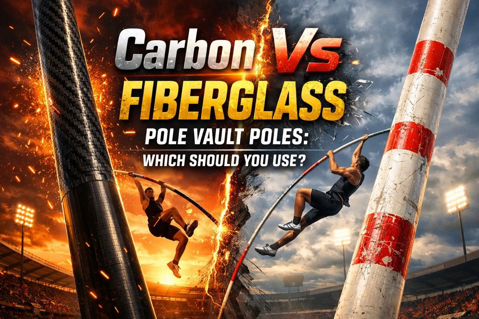 Carbon vs Fiberglass Pole Vault Poles: Which Should You Use? featured image