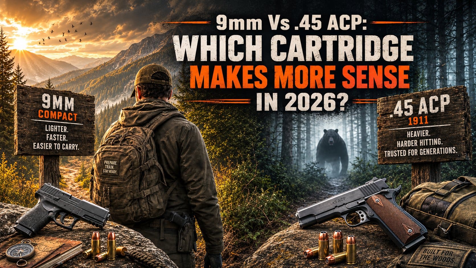 9mm vs .45 ACP: Which Handgun Cartridge Actually Makes More Sense in 2026? featured image