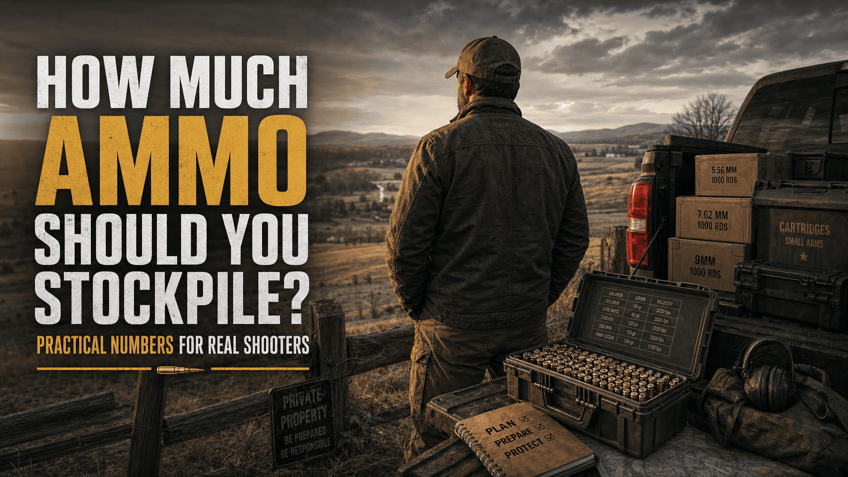 How Much Ammo Should You Stockpile? [Practical Numbers for Real Shooters] featured image