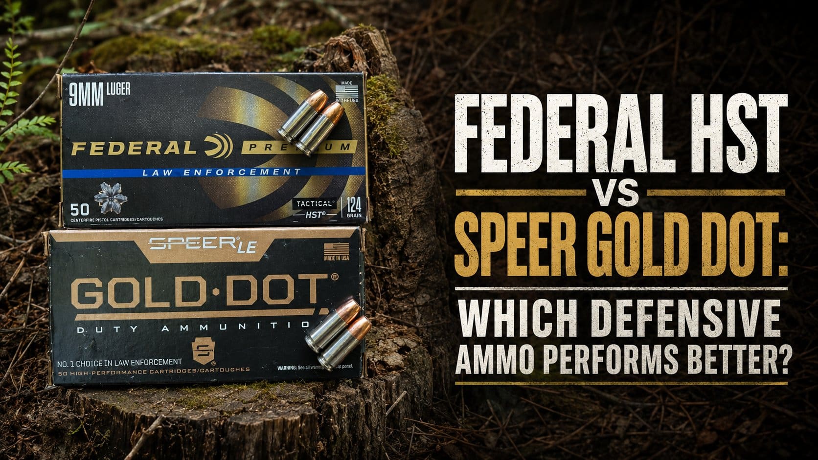 Federal HST vs Speer Gold Dot: Which Defensive Ammo Performs Better? featured image