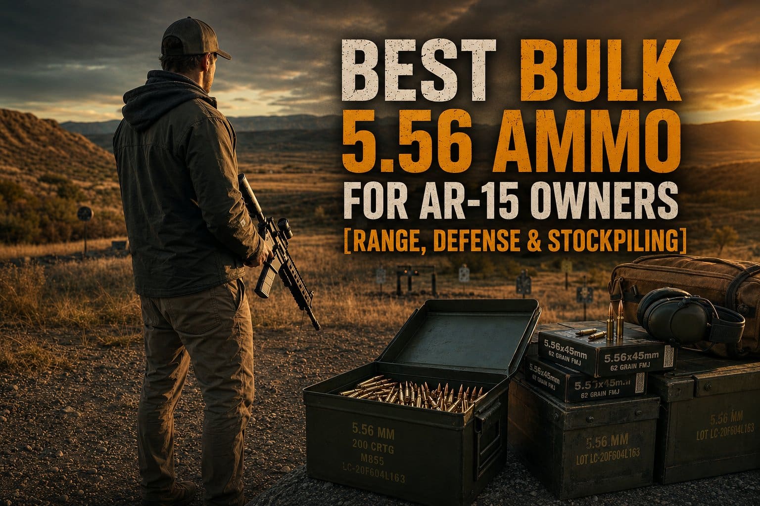 Best Bulk 5.56 Ammo for AR-15 Owners [Range, Defense & Stockpiling] featured image