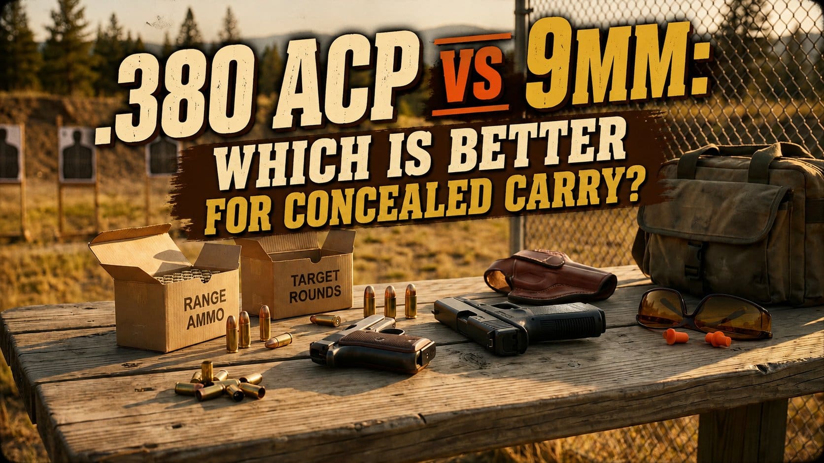 .380 ACP vs 9mm: Which Is Better for Concealed Carry? featured image