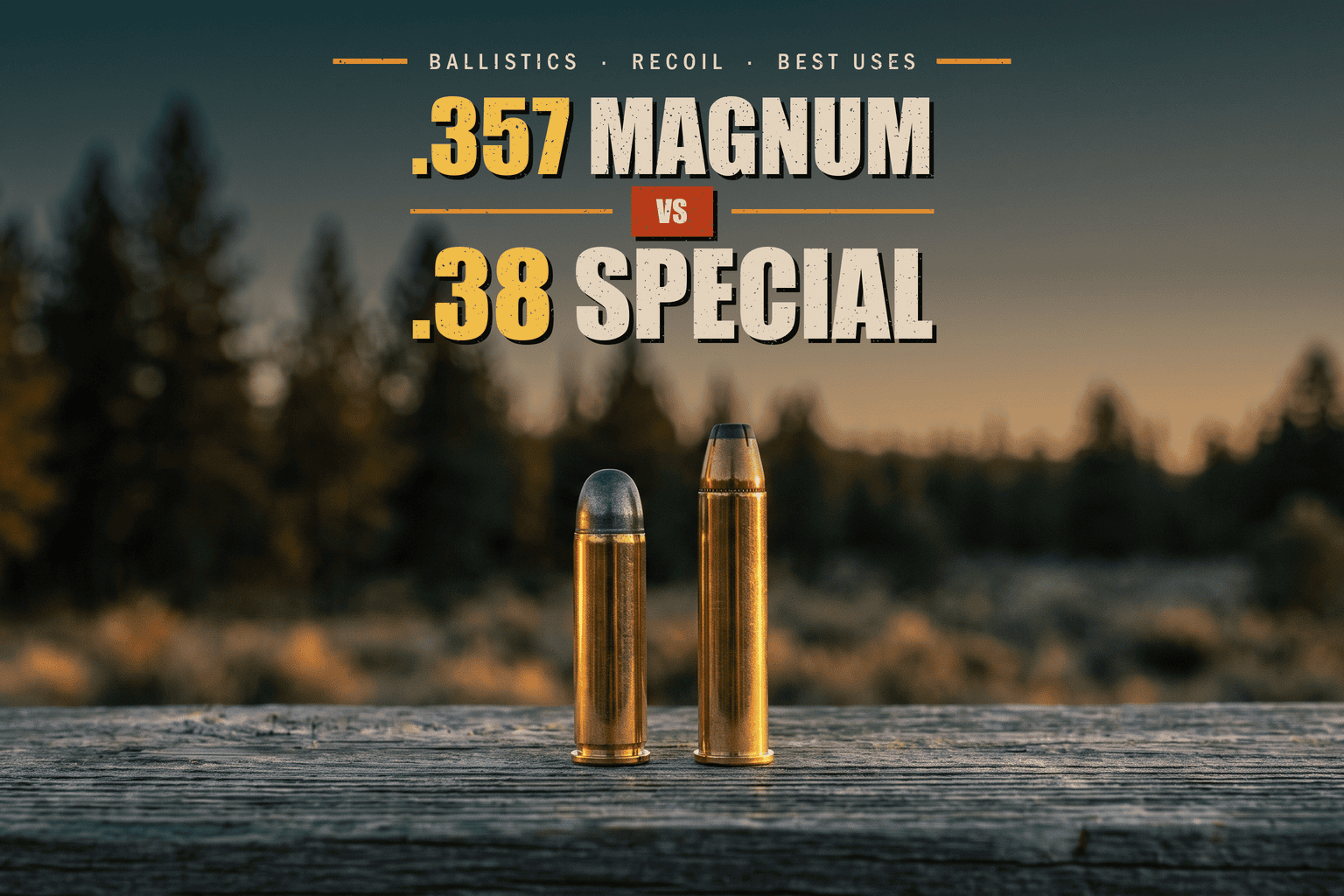 .357 Magnum vs .38 Special: Ballistics, Recoil & Best Uses featured image