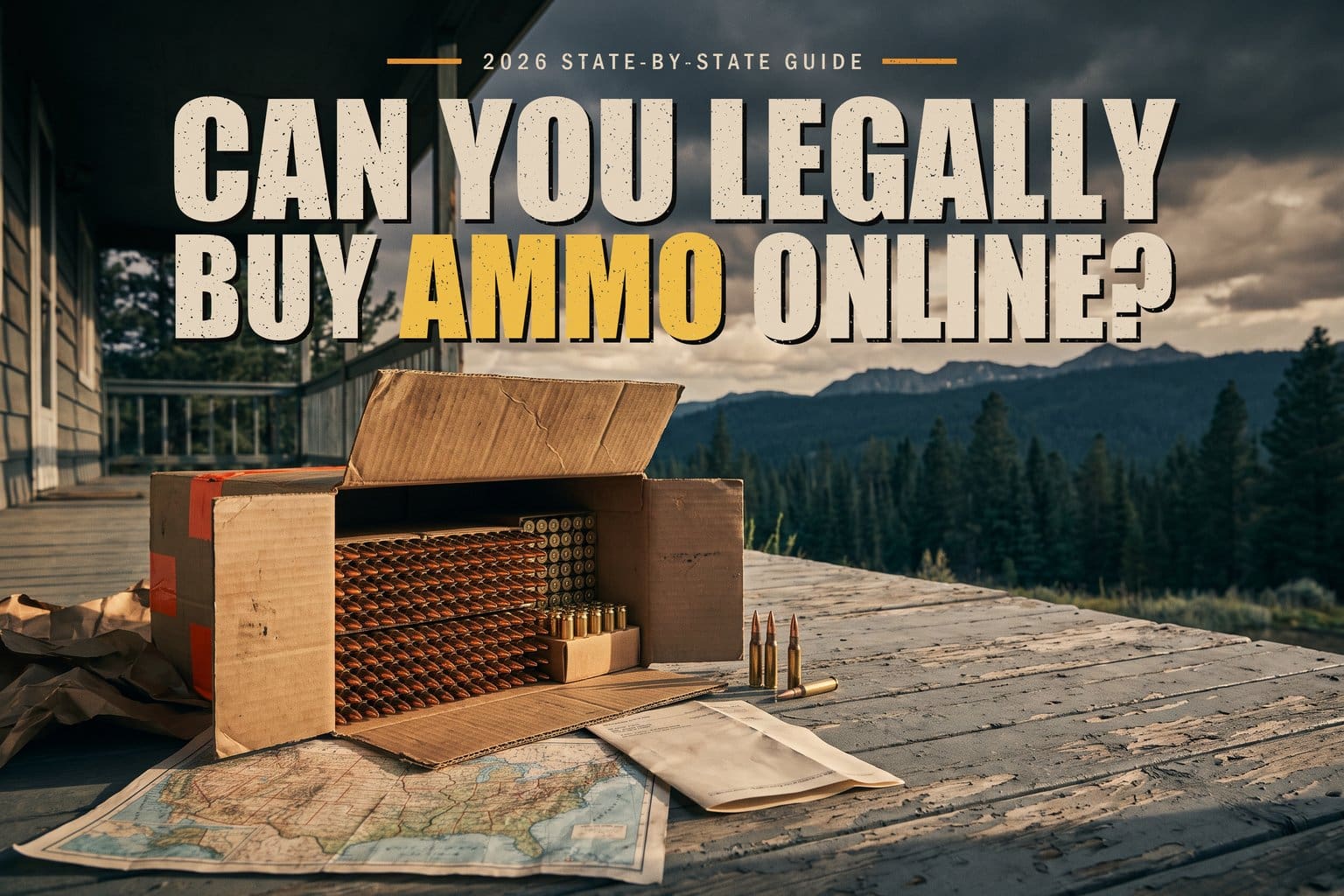 Can You Legally Buy Ammo Online in Your State? [2026 State-by-State Guide] featured image