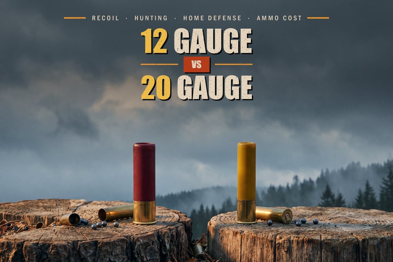 12 Gauge vs 20 Gauge: Recoil, Hunting, Home Defense & Ammo Cost featured image