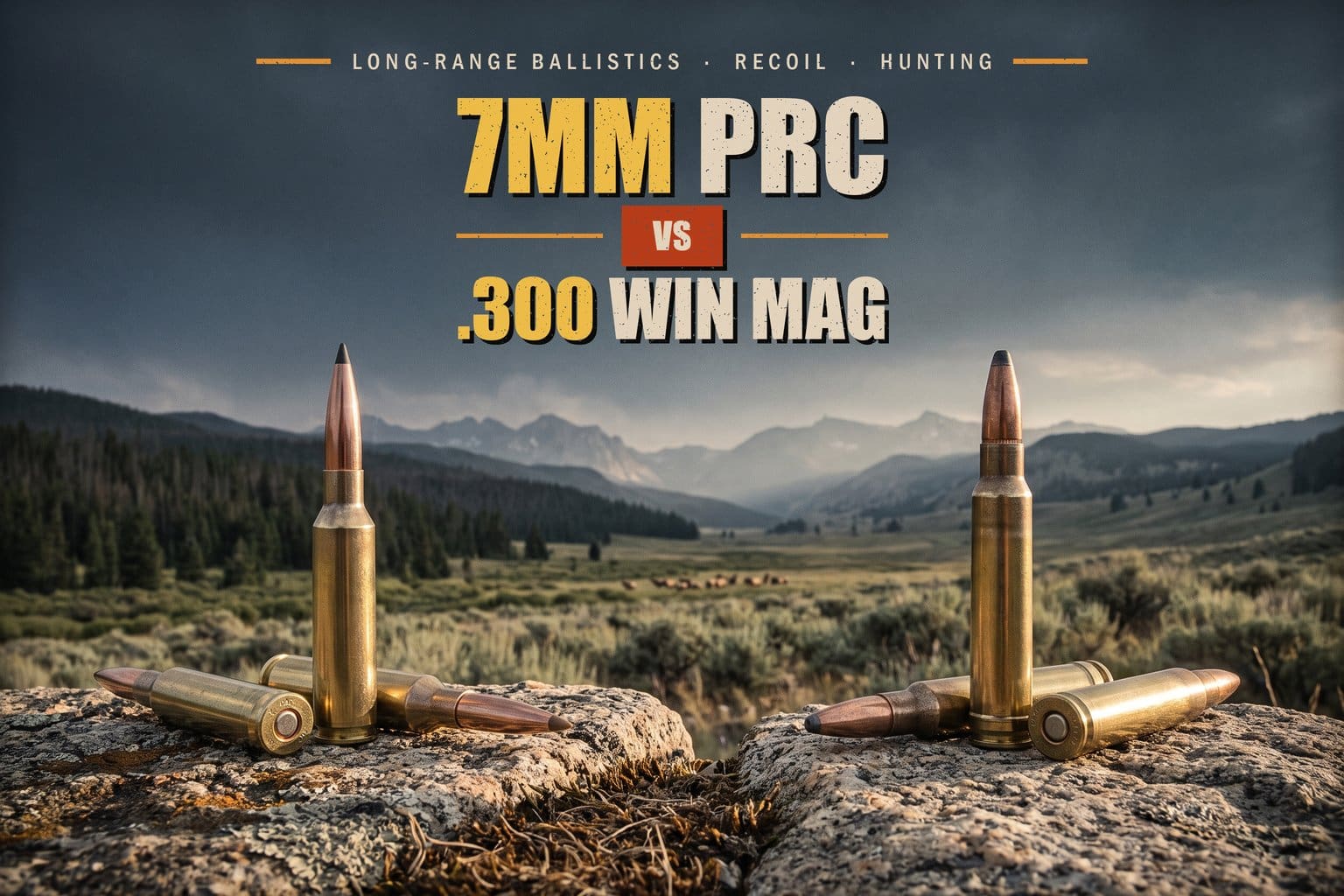 7mm PRC vs .300 Win Mag: Long-Range Ballistics, Recoil & Hunting Performance featured image