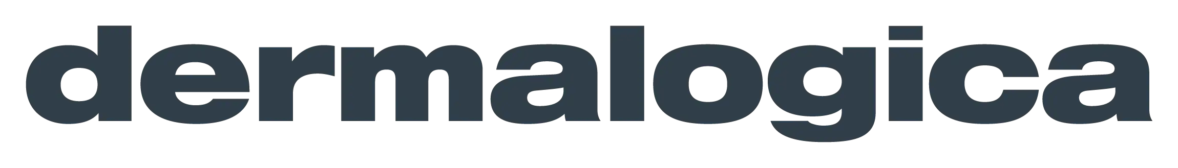 Dermalogica-Logo in schwarz auf transparentem Hintergrund