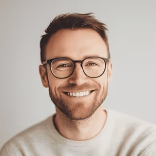 Portrait of happy client