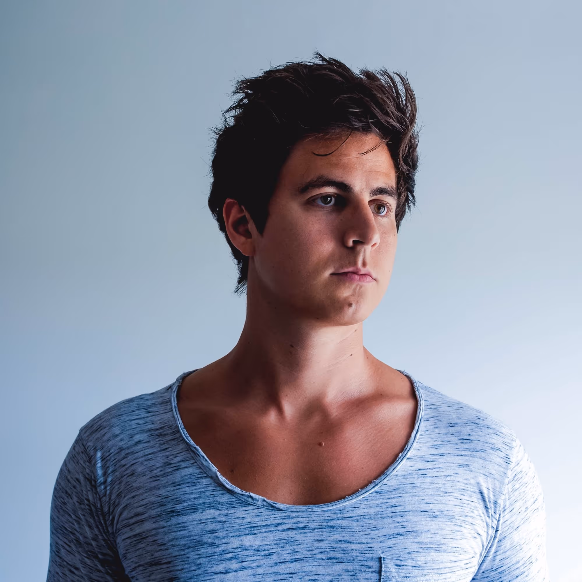 "Portrait of Nicolas Vanlerberghe - Creative Developer and Webflow Expert.