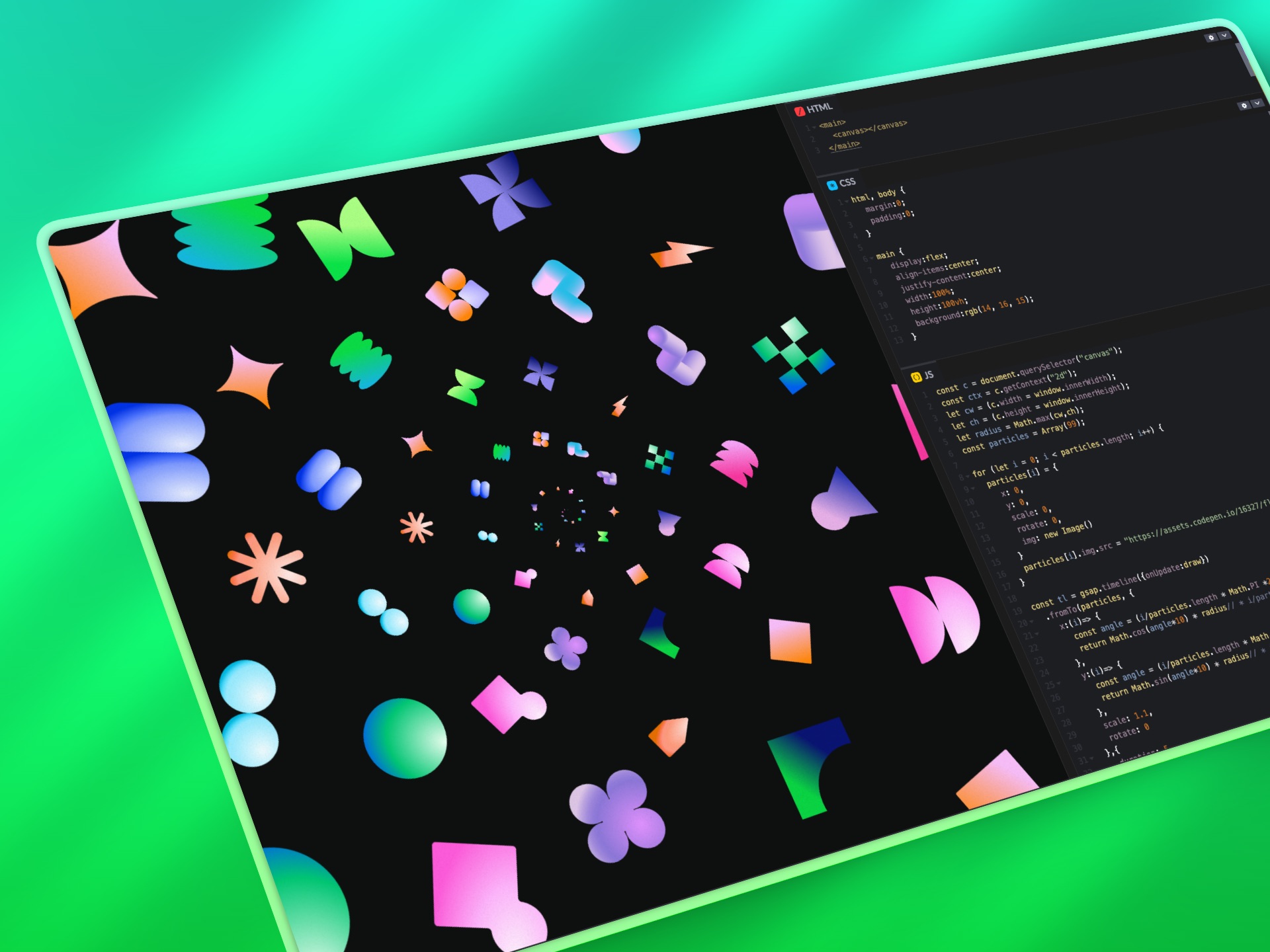 3D motion design workspace illustrating advanced interaction and animation skills.