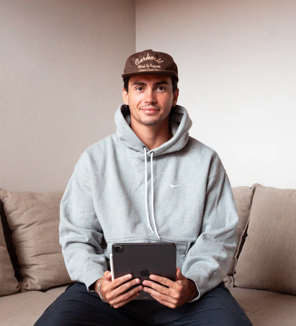 Portrait de Toni D'eramo, web designer freelance