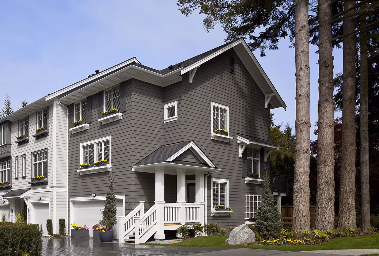 On The Course Townhomes exterior by Dawson + Sawyer