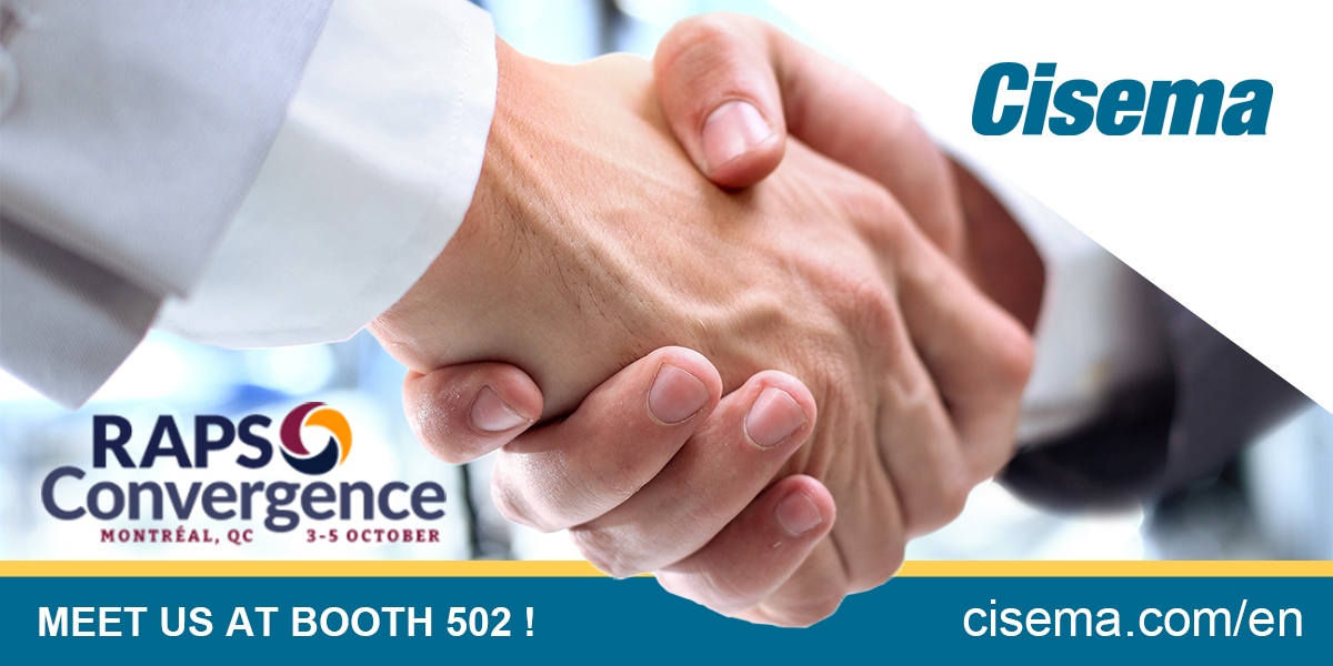 Cisema exhibiting at RAPS Convergence 2023