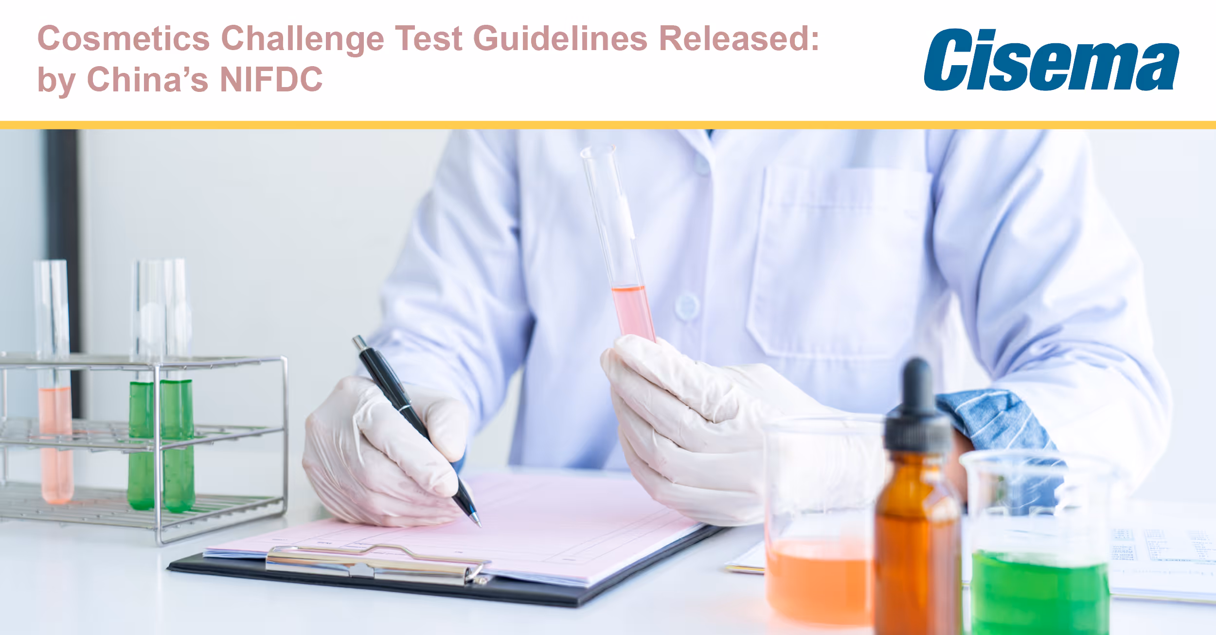China Challenge Test Cosmetics Guidelines Released