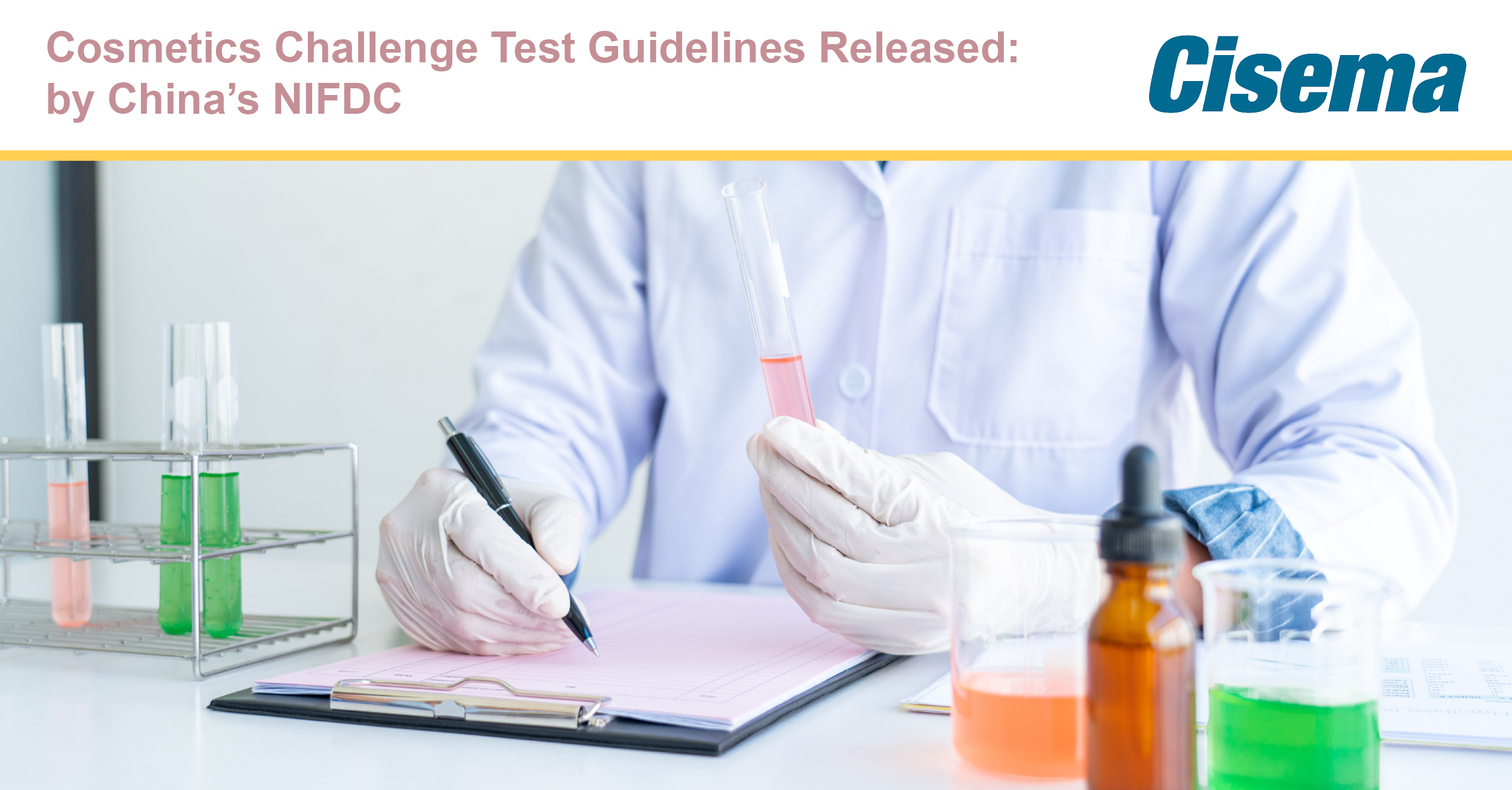 China Challenge Test Cosmetics Guidelines Released