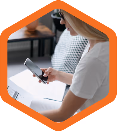 Professional technician completing a pest control service report