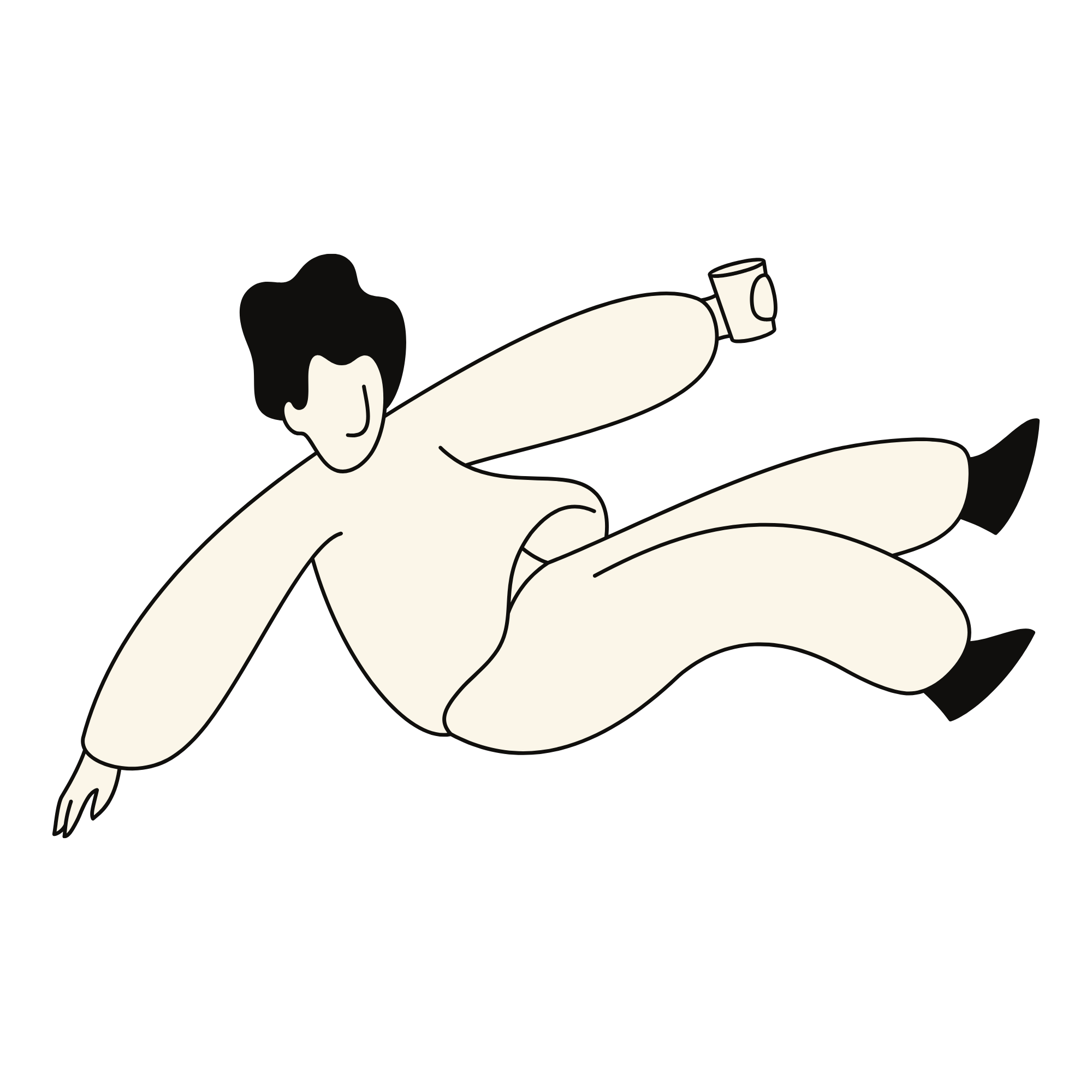 illustration du moi liminal, suspendu au seuil