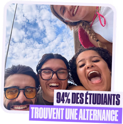 75% des étudiants trouvent une alternance.