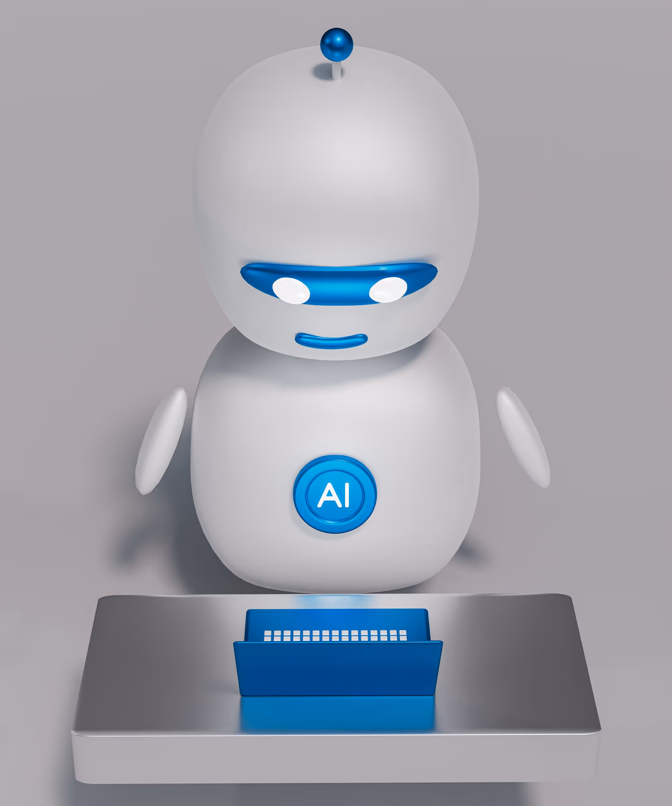Illustration eines KI-Chatbots