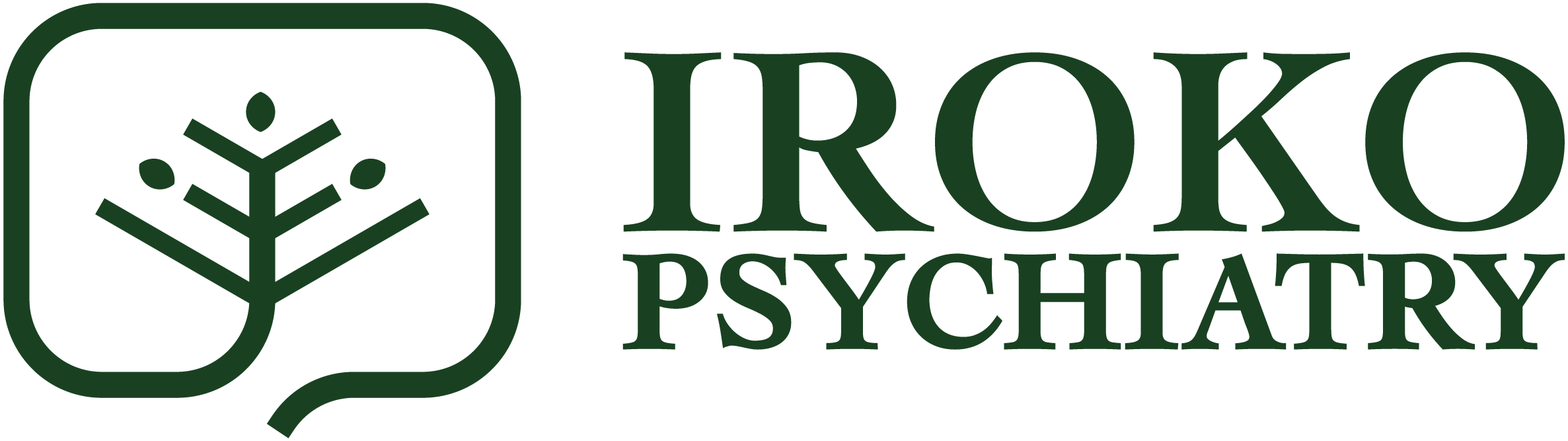 green iroko psychiatry logo