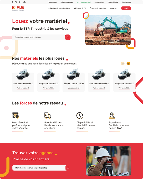 Maquette site FLS