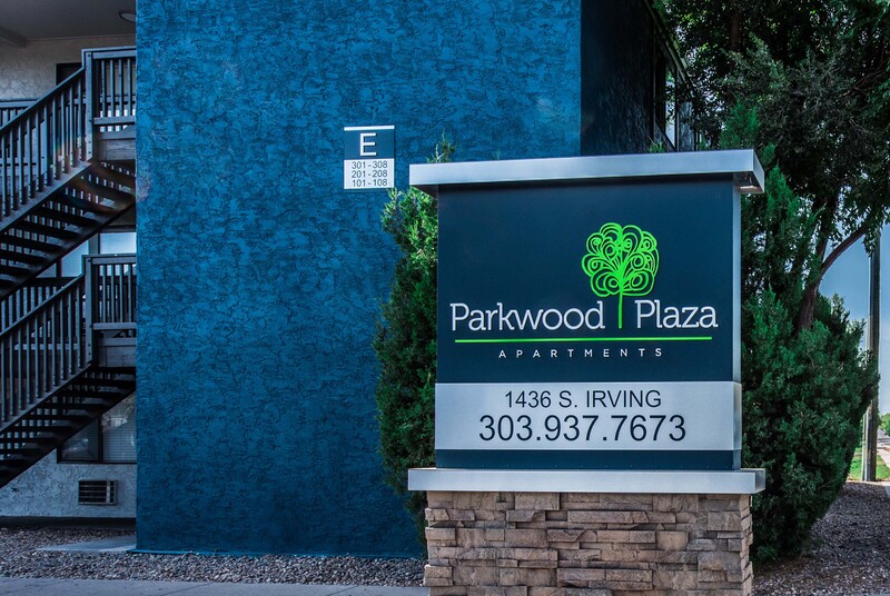 Exterior of building with sign