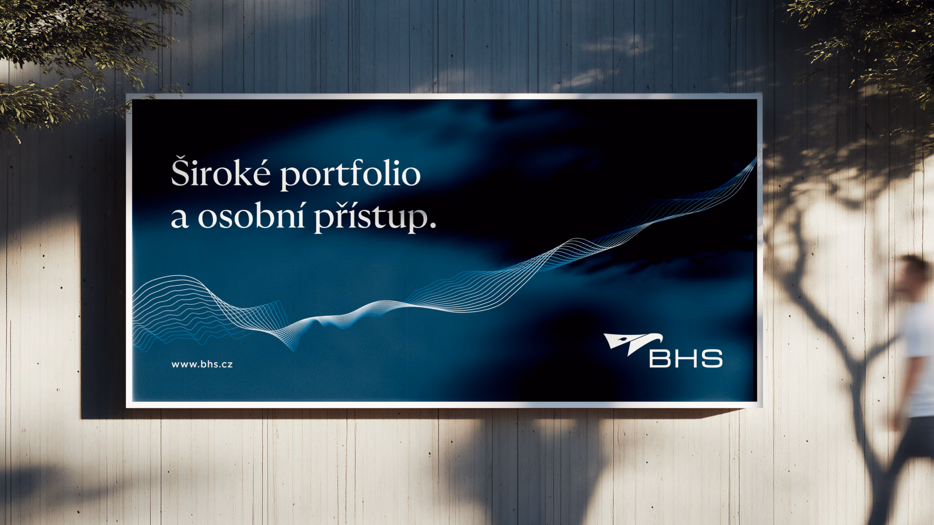Grafický design billboardu BH Securities, Studio Light