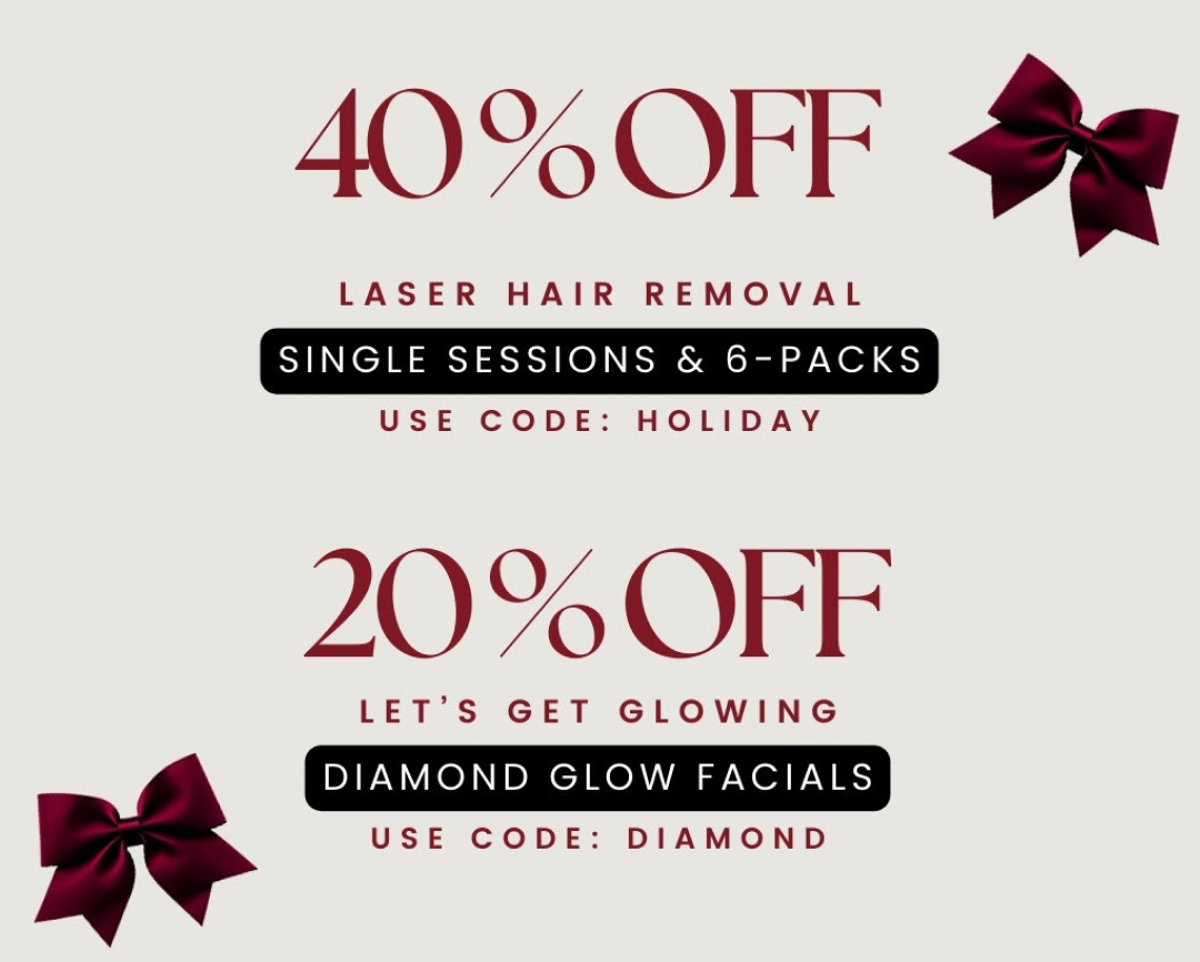 Holiday discounts on laser hair removal