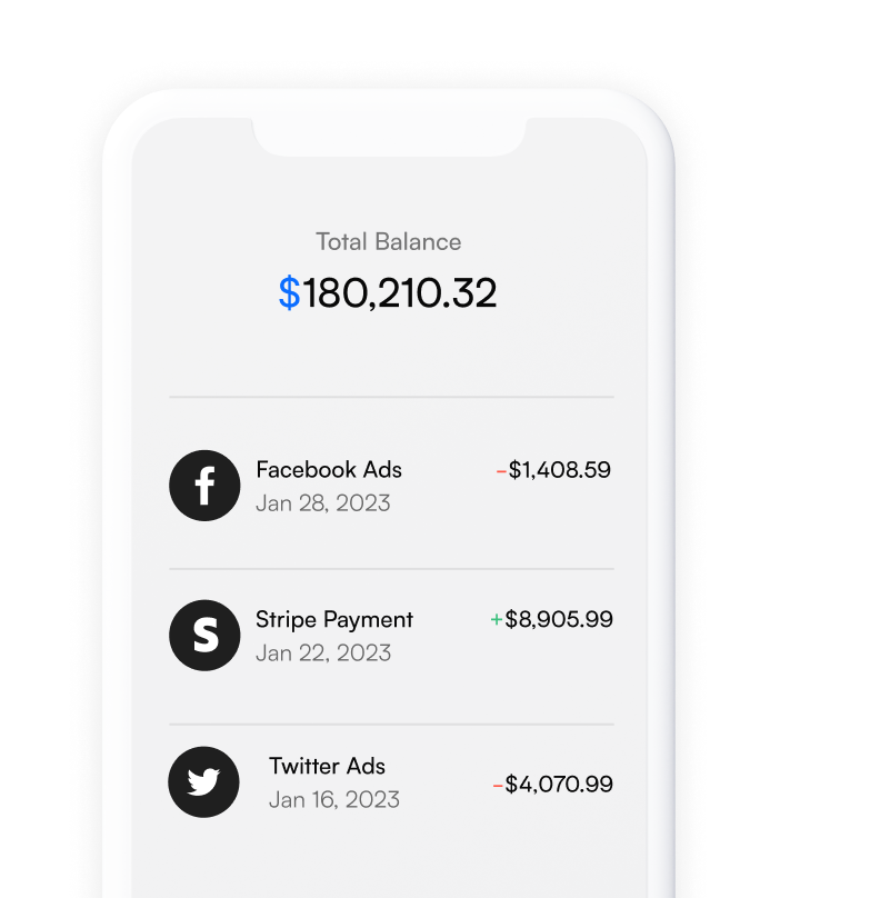 Checking Account - Fintech X Webflow Template