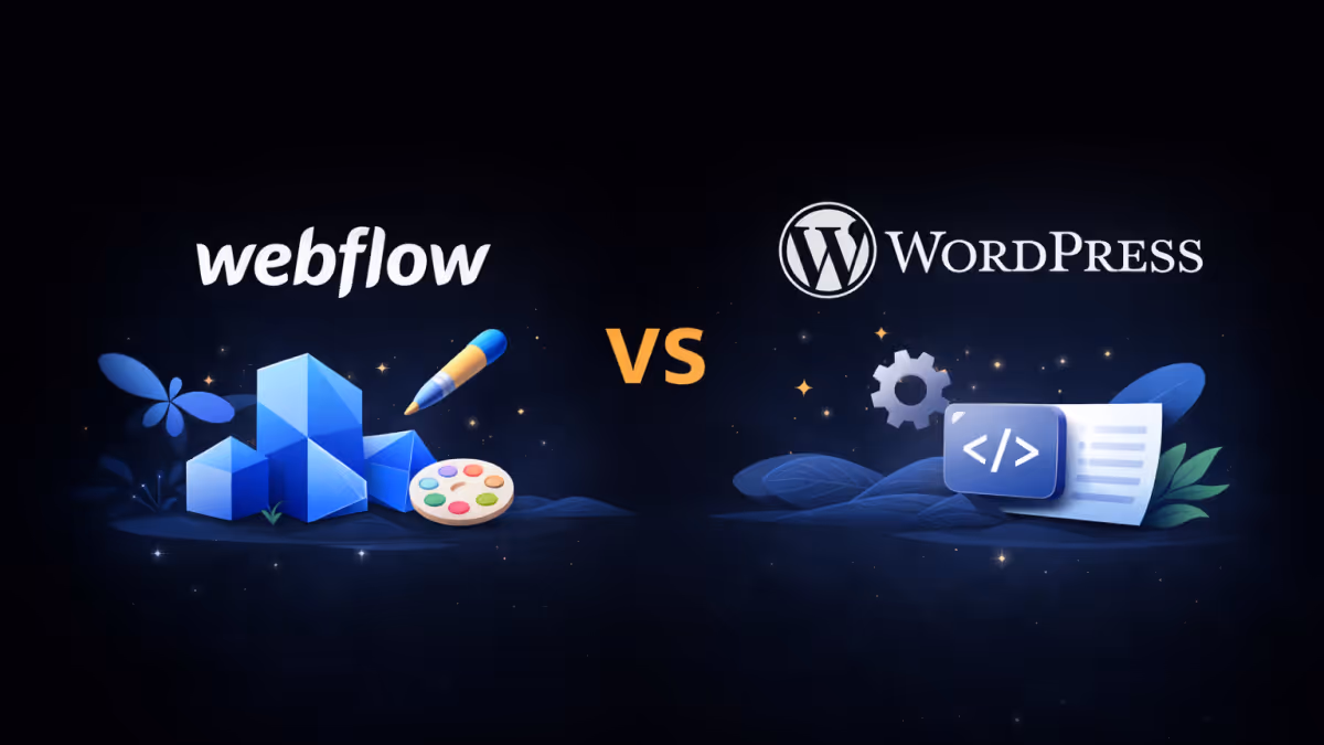 Webflow vs WordPress – der ehrliche Vergleich