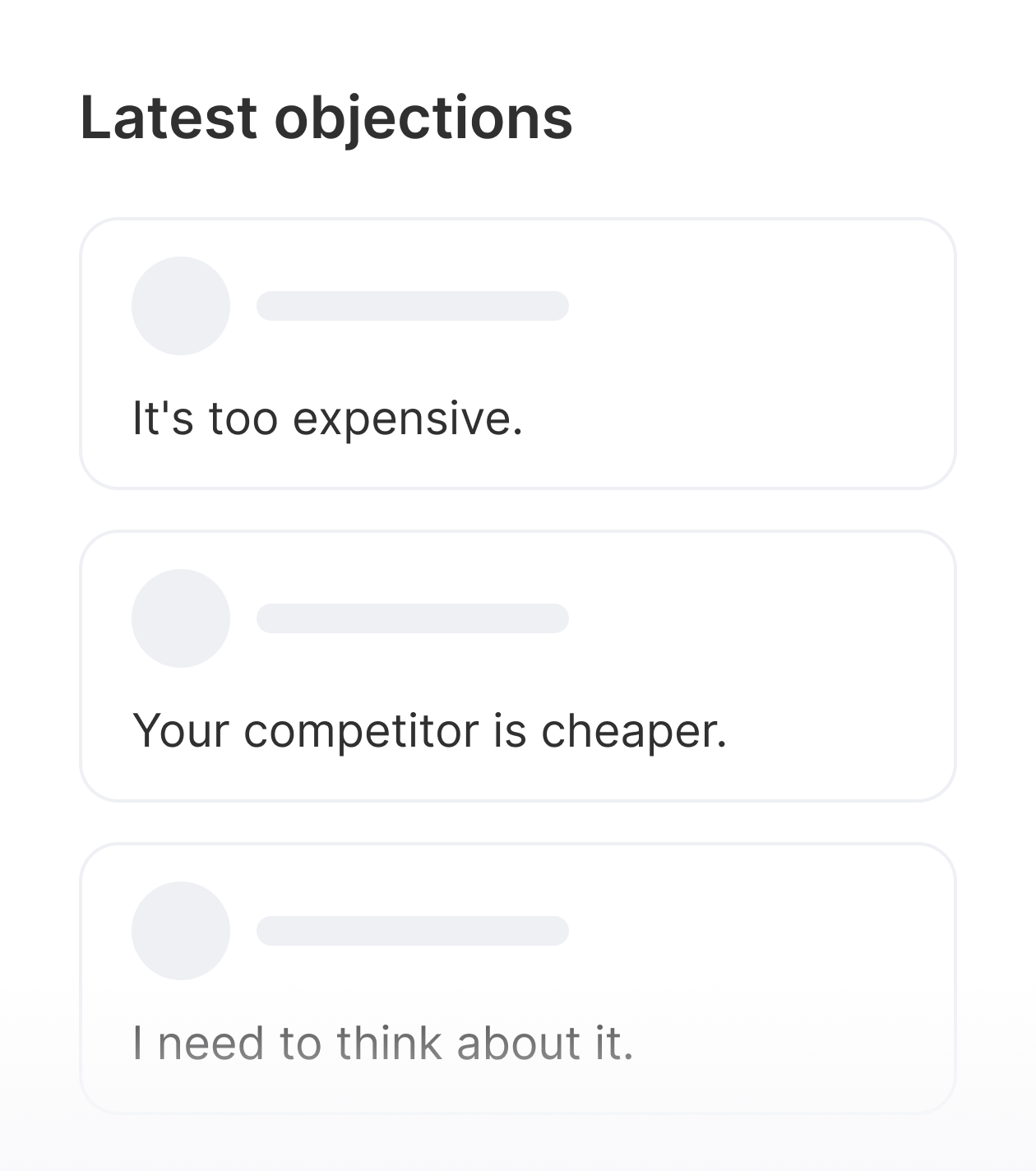 Latest objections BigSpring