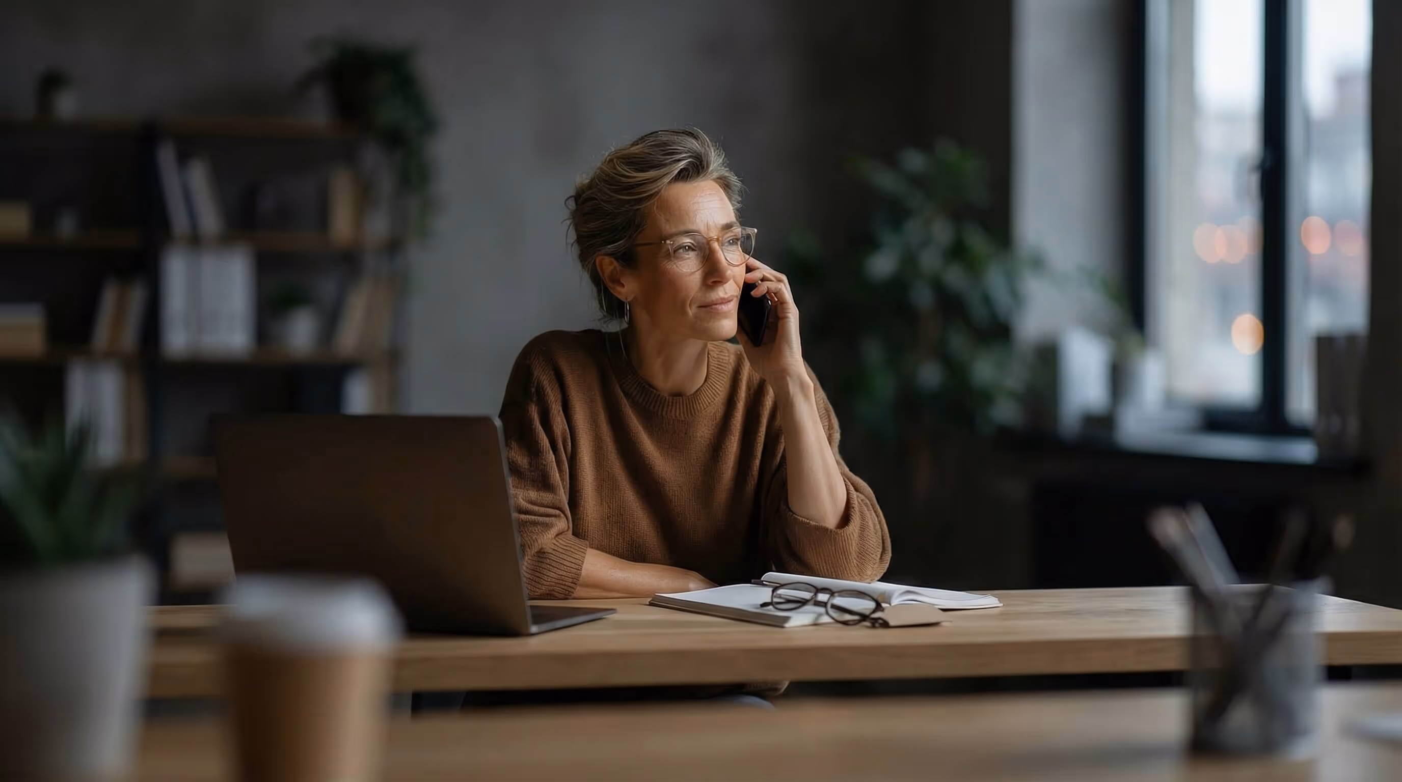 Senior leaders in strategic conversation