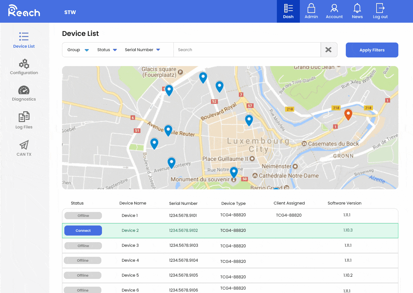 Reach v5 - Interface Design Changes