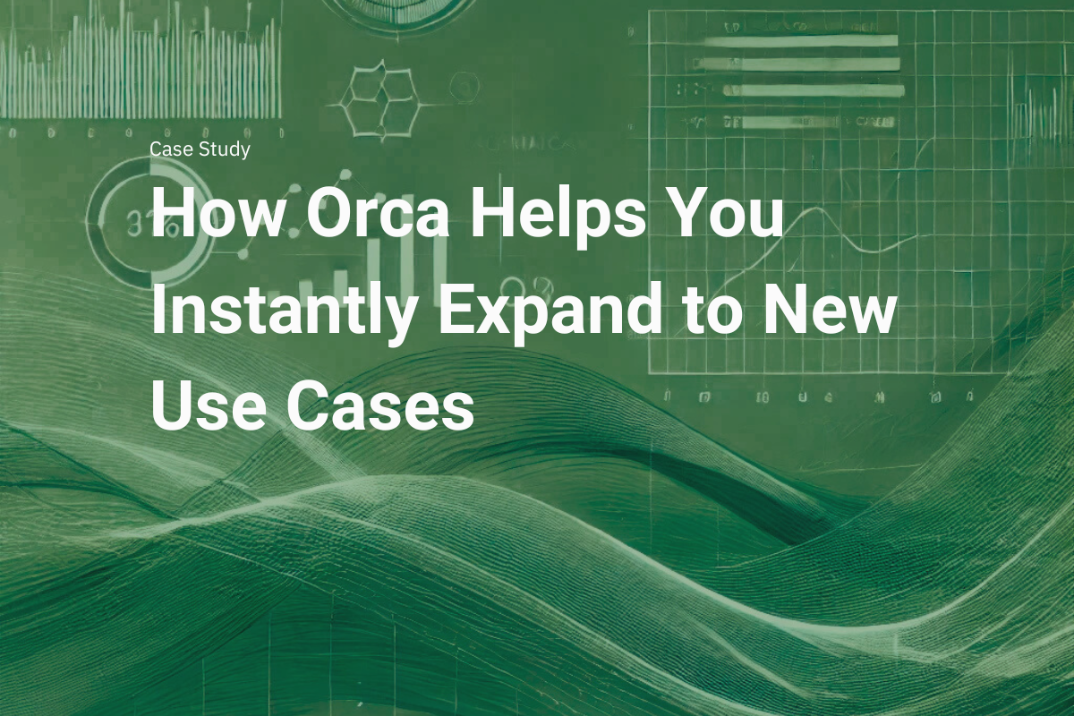 How Orca Helps You Instantly Expand to New Use Cases