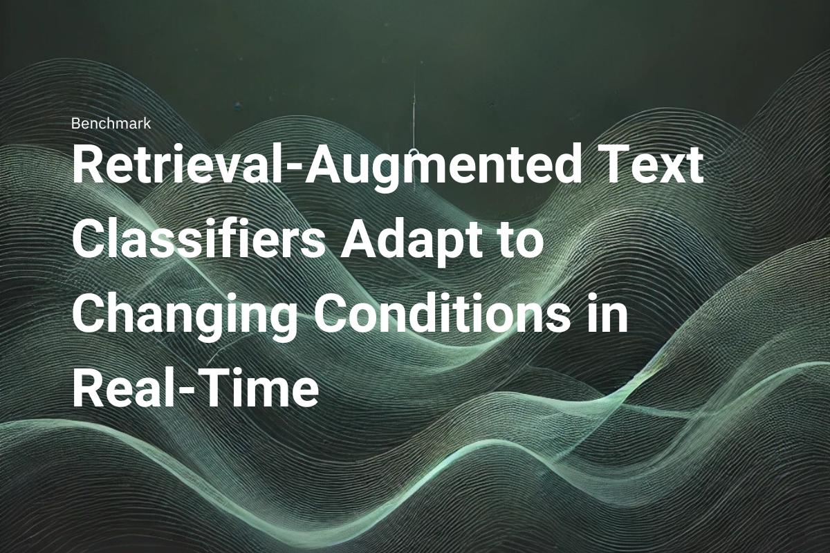 Retrieval-Augmented Text Classifiers Adapt to Changing Conditions in Real-Time