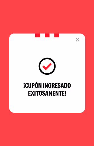 Componente de cupon canjeado exitosamente.