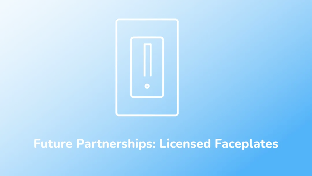 Concept rendering of Disney-themed decorative faceplates for iotty smart switches