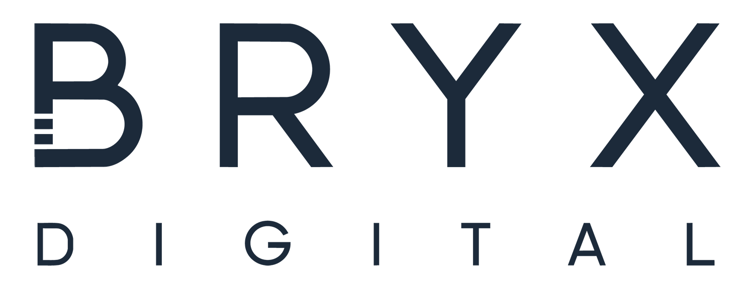 Bryx Digital Logo in Navy Blue