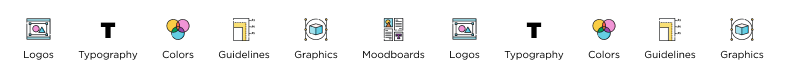 Top row shows icons representing image editing process including a picture icon, color palette, a page layout, a crop tool, and a final edited image, repeated twice in sequence.