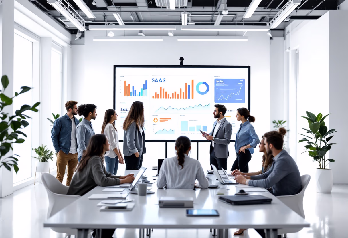 image of a collaborative workspace (for a b2b saas)