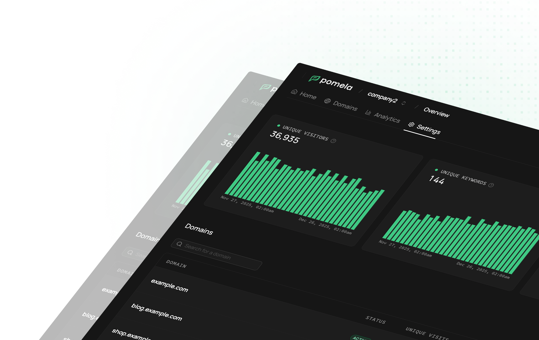 A computer screen with a bunch of data on it.