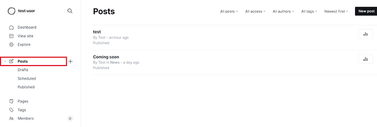 Ghost CMS Code Injectiosection with Trinity Audio script added to Post Header.