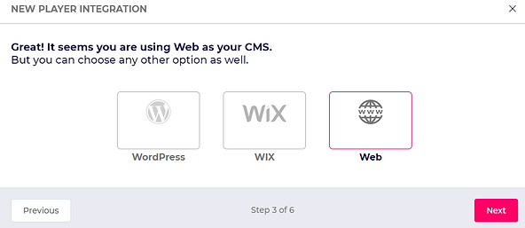 Trinity audio player new playr integration step 3