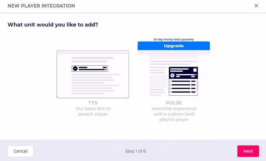 Trinity Player Implementation Guide