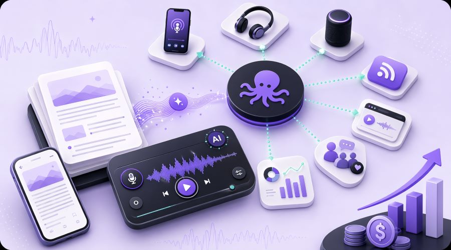 5 Best Text-to-Podcast Tools With Podcast Distribution