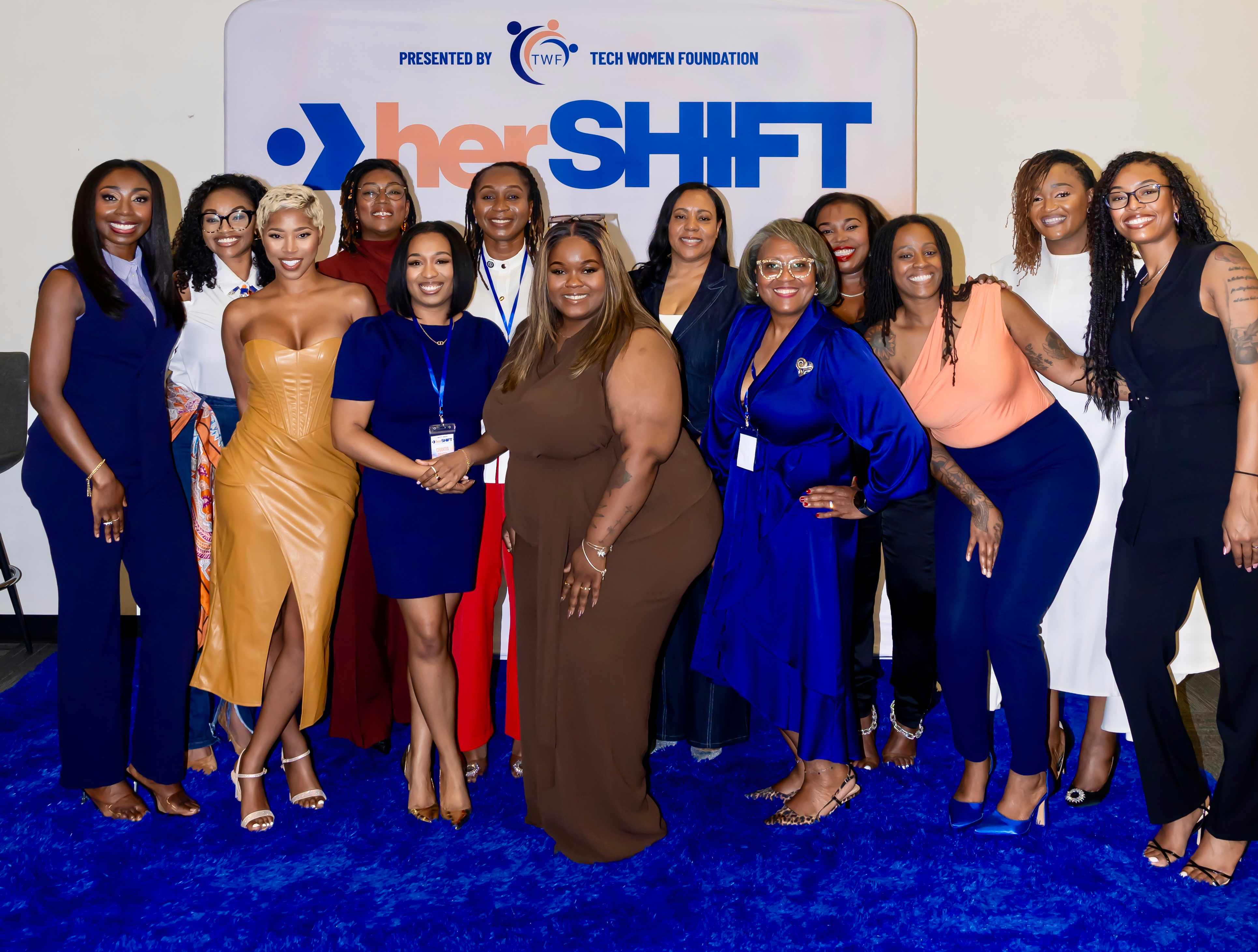 group of women at hershift conference