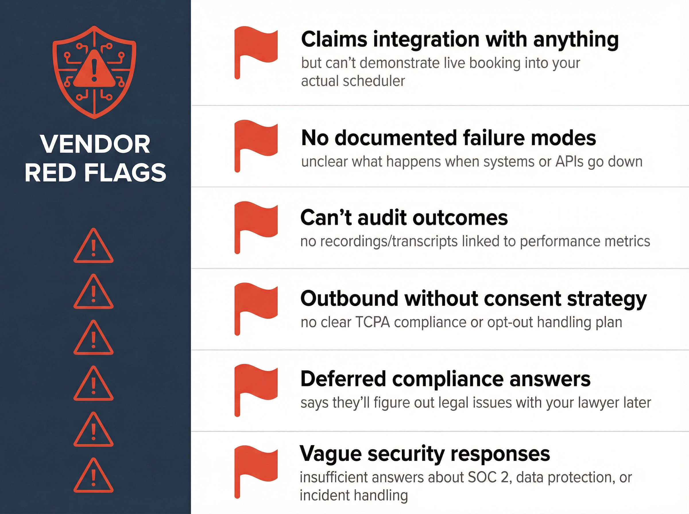 Six critical red flags to avoid when evaluating AI voice agent vendors for dealerships