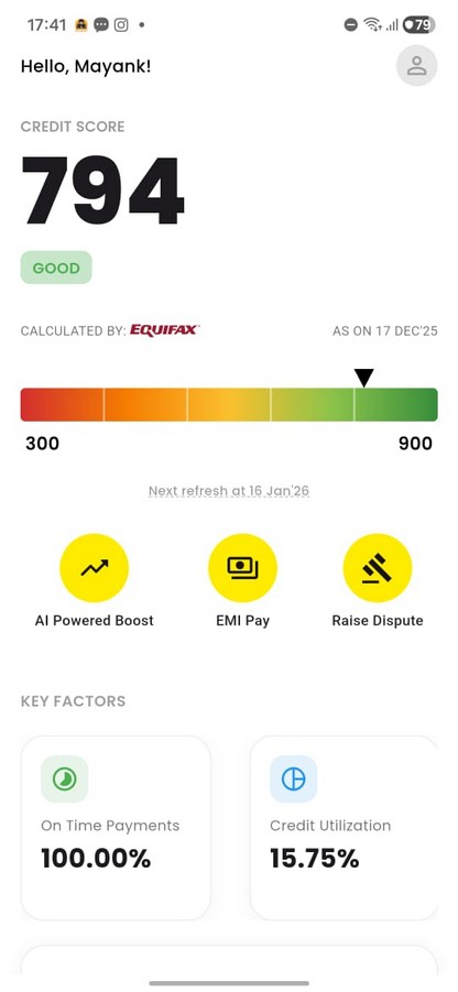 Login screen showing phone number entry